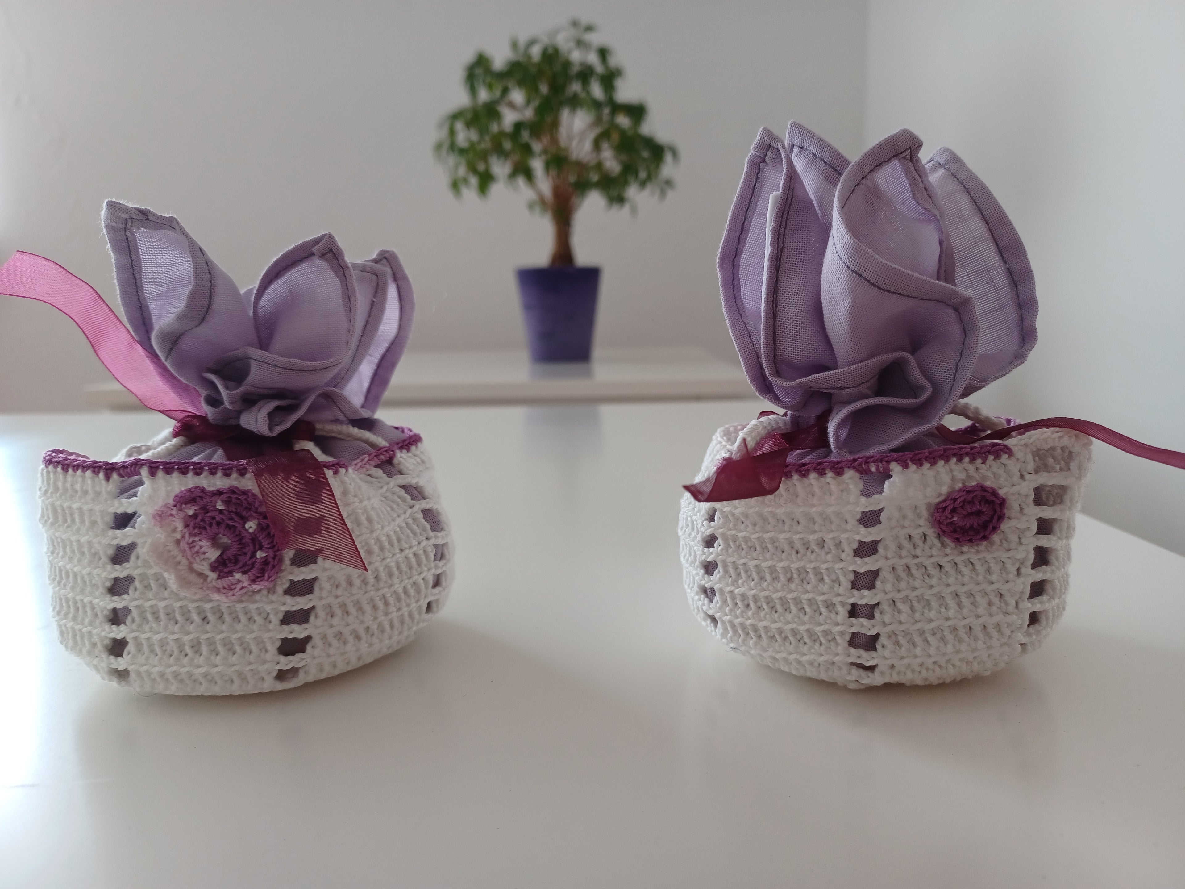 Cesto em Crochet  Aromático