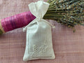 Saco de lavanda em Linho bordado a mão - NOVO